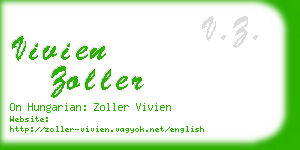 vivien zoller business card